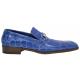 Fennix Gold All-Over Genuine Crocodile Loafer Shoes 3471